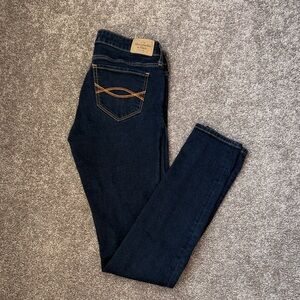 Abercrombie & Fitch Dark Indigo Skinny Jeans